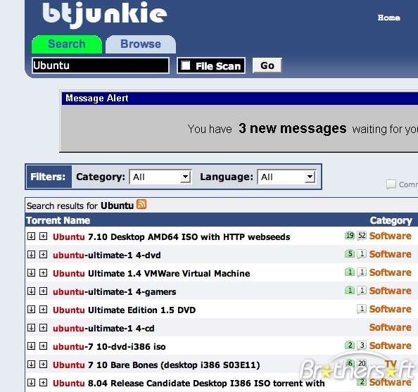 BT Junkie is one of the largest torrent indexers on the web with over four